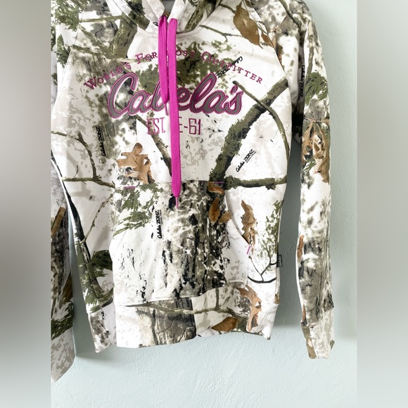 Cabela's Tops Cabelas Pullover Winter Snow Hoodie Camo Sweatshirt